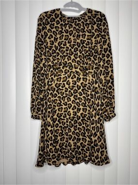Tory Burch Leopard Silk Dress